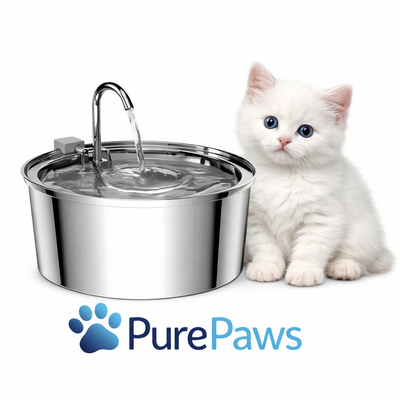 Fuente De Agua Para Gatitos